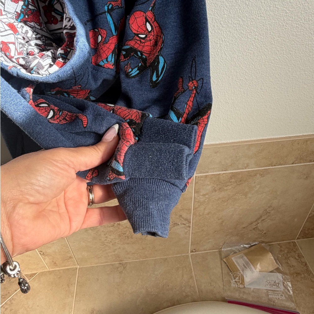 Kids' Cartoon Character Hoodies - Light Blue and Navy - Picture 12 of 14